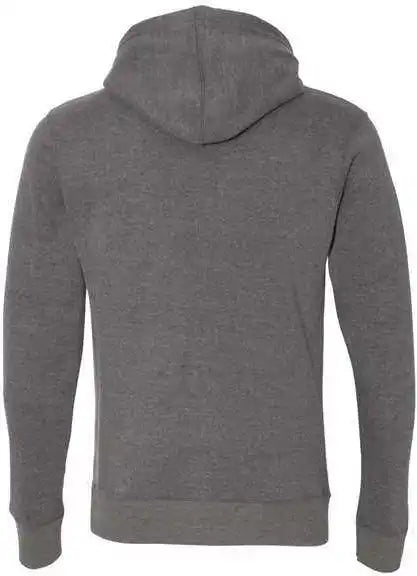 J. America 8871 Triblend Fleece Hooded Sweatshirt Smoke