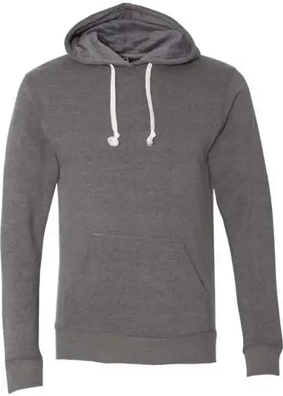 J. America 8871 Triblend Fleece Hooded Sweatshirt Smoke