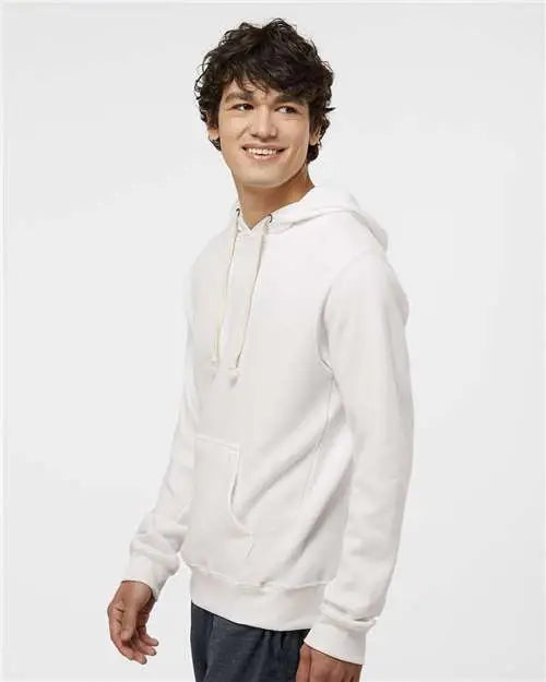J. America 8871j Triblend Fleece Hooded Sweatshirt - 8871 - Antique White