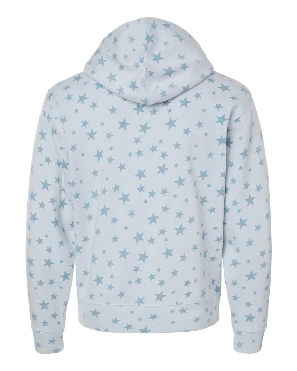 J. America 8871j Triblend Fleece Hooded Sweatshirt - 8871 - Chambray Stars