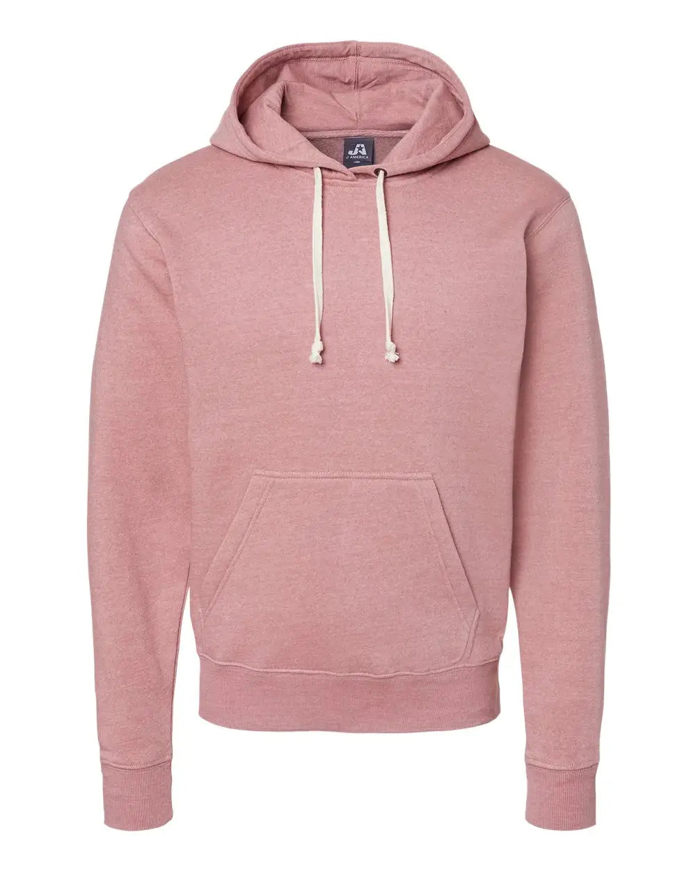 J. America 8871j Triblend Fleece Hooded Sweatshirt - 8871 - Dusty Rose - Adult Xs