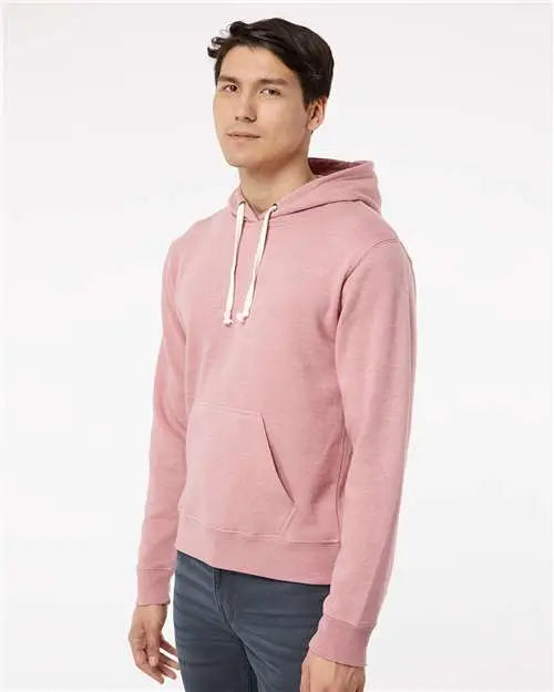 J. America 8871j Triblend Fleece Hooded Sweatshirt - 8871 - Dusty Rose