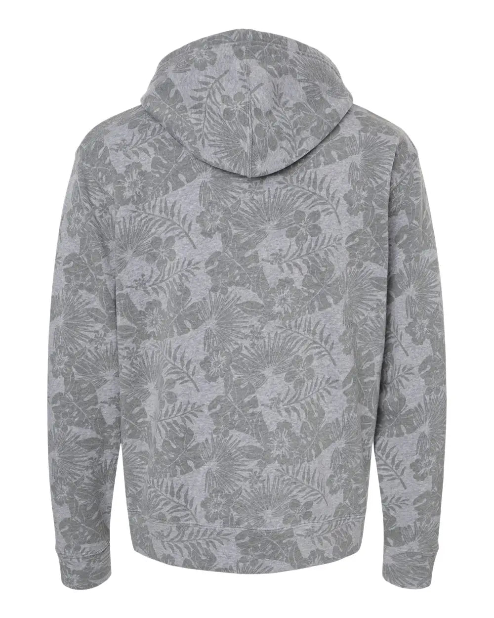 J. America 8871j Triblend Fleece Hooded Sweatshirt - 8871 - Gray Aloha