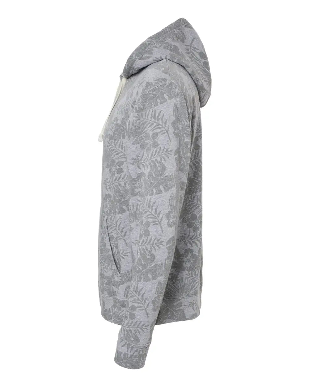 J. America 8871j Triblend Fleece Hooded Sweatshirt - 8871 - Gray Aloha