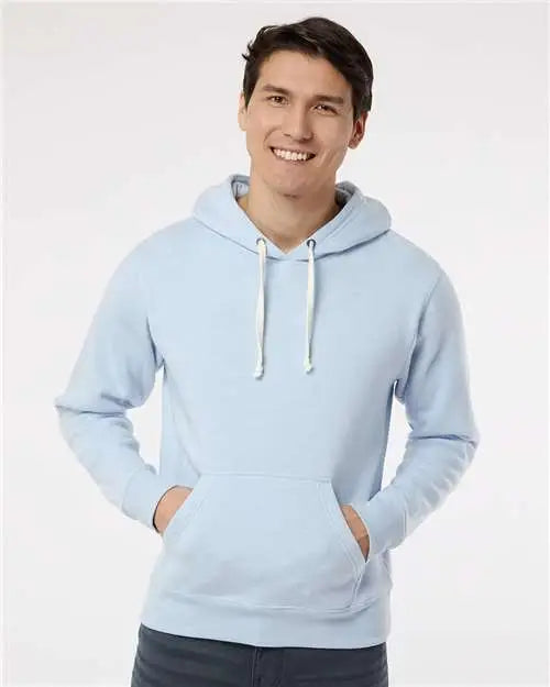 J. America 8871j Triblend Fleece Hooded Sweatshirt - 8871 - Ice