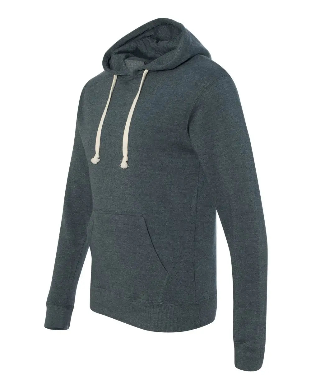 J. America 8871j Triblend Fleece Hooded Sweatshirt - 8871 - Navy - Adult Xs