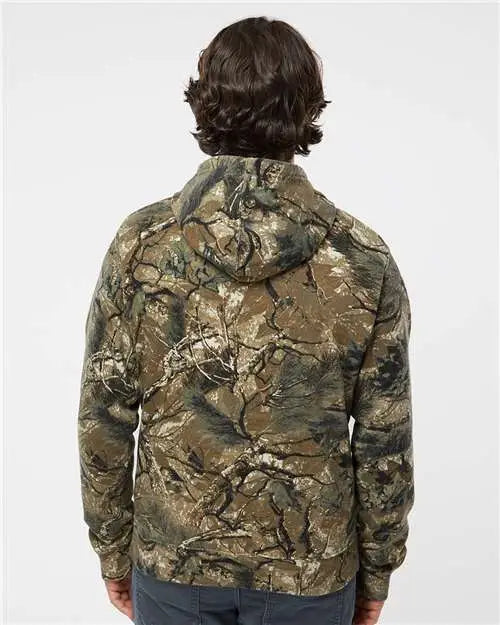 J. America 8871j Triblend Fleece Hooded Sweatshirt - 8871 - Outdoor Camo