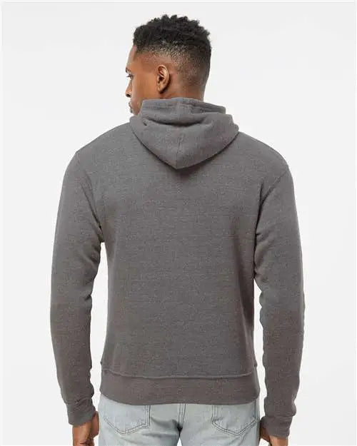 J. America 8871j Triblend Fleece Hooded Sweatshirt - 8871 - Smoke