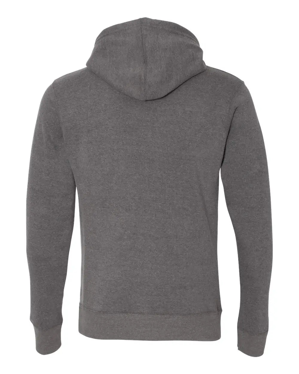 J. America 8871j Triblend Fleece Hooded Sweatshirt - 8871 - Smoke - Adult Xs