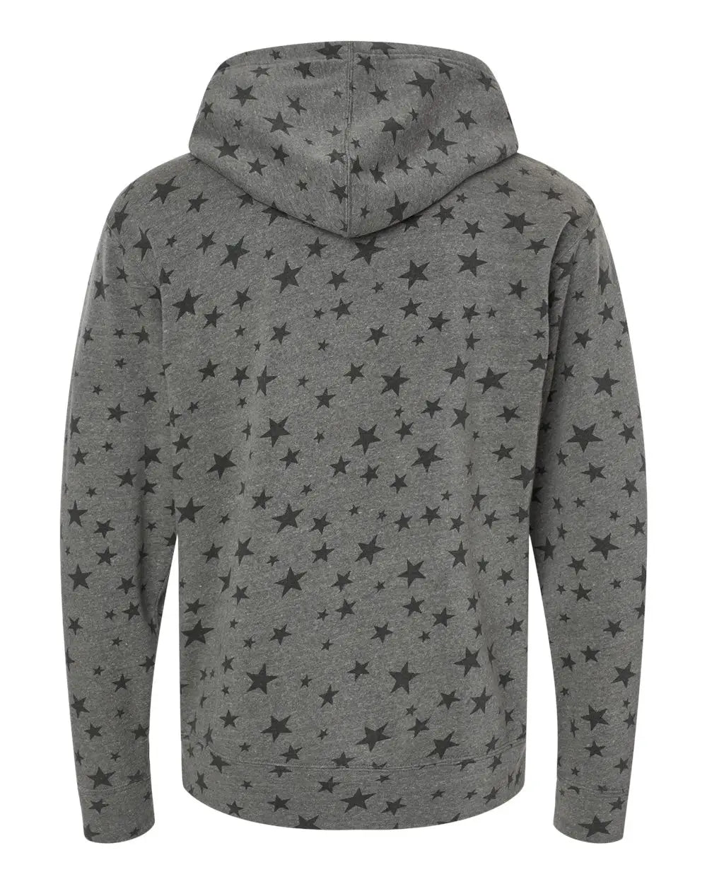J. America 8871j Triblend Fleece Hooded Sweatshirt - 8871 - Smoke Stars