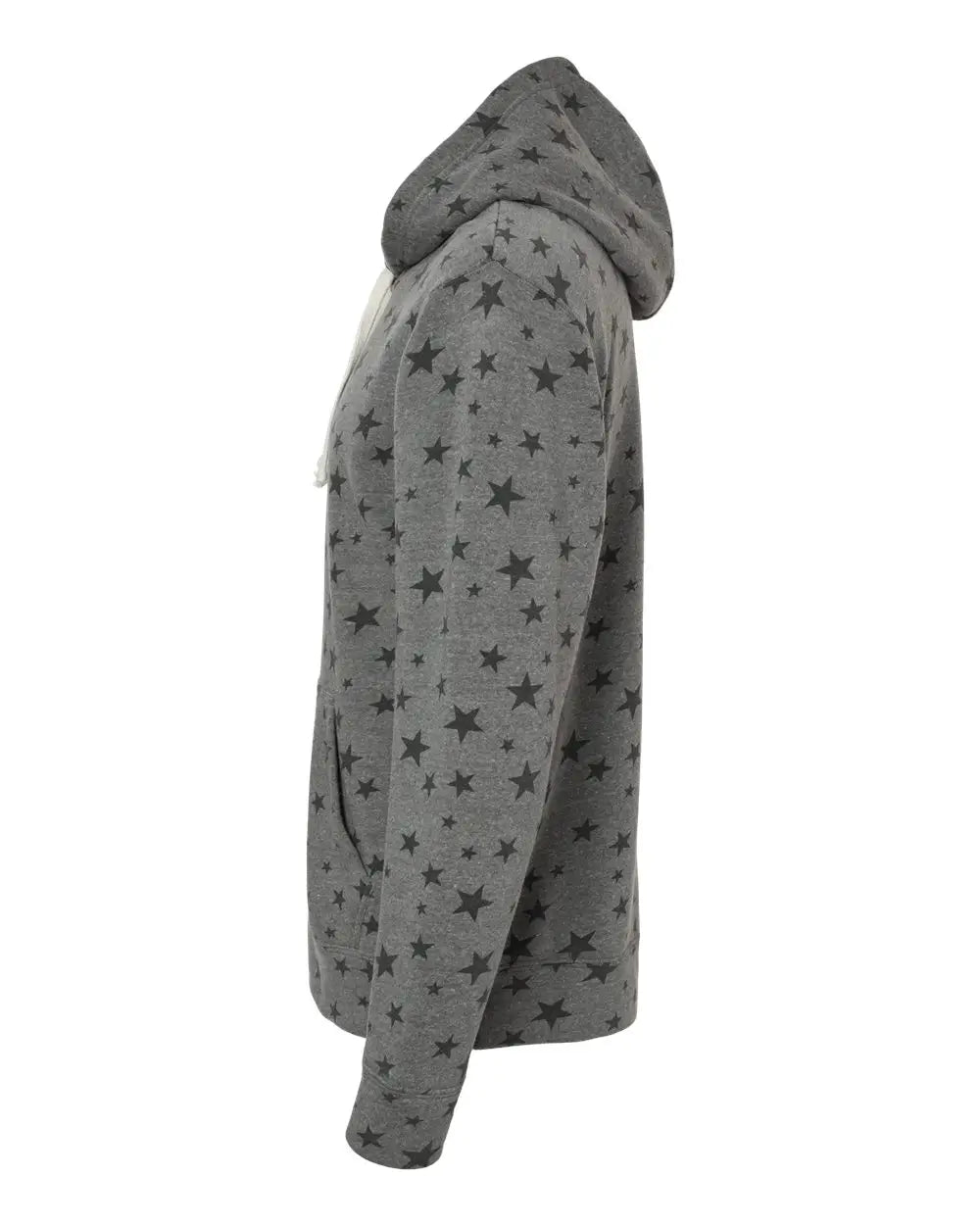 J. America 8871j Triblend Fleece Hooded Sweatshirt - 8871 - Smoke Stars