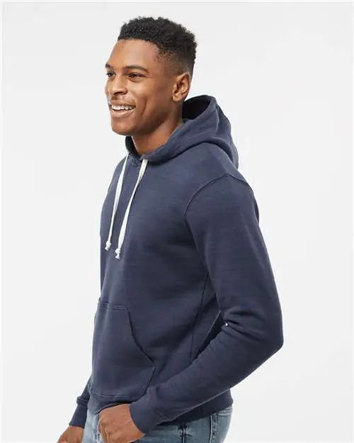 J. America 8871j Triblend Fleece Hooded Sweatshirt - 8871 - True Navy