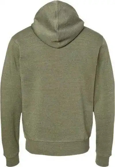 J. America 8872 Triblend Full-zip Hooded Sweatshirt - Olive