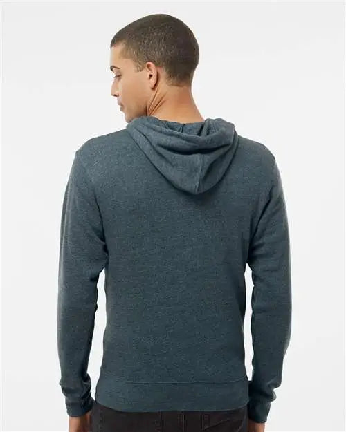 J. America 8872j Triblend Full-zip Hooded Sweatshirt - 8872 - Navy