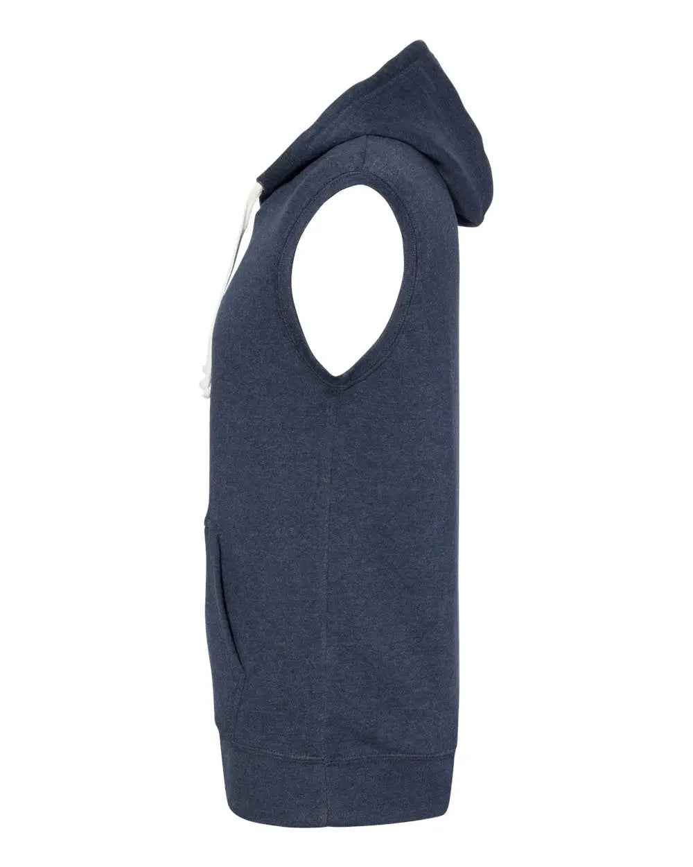 J. America 8877j Triblend Sleeveless Hooded Sweatshirt - 8877 - True Navy
