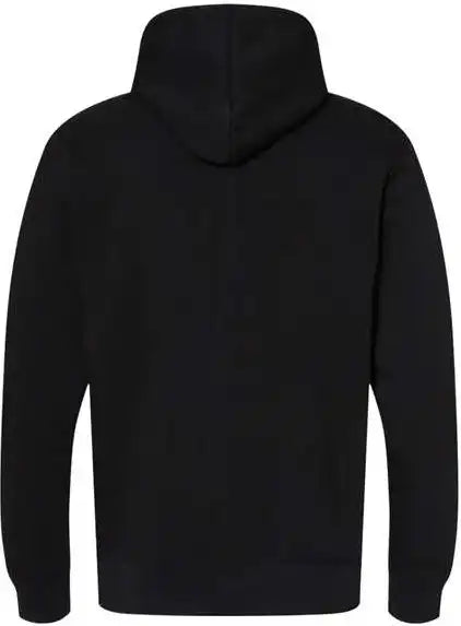 J. America 8879 Gaiter Fleece Hooded Sweatshirt - Black