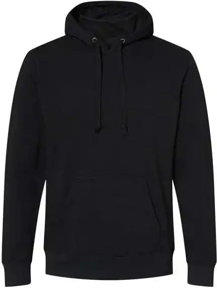 J. America 8879 Gaiter Fleece Hooded Sweatshirt - Black