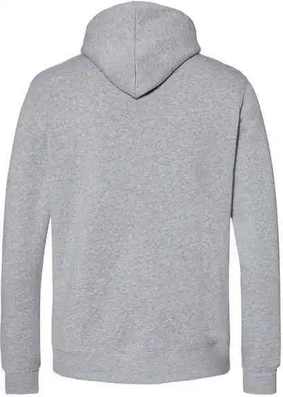J. America 8879 Gaiter Fleece Hooded Sweatshirt - Grey Heather