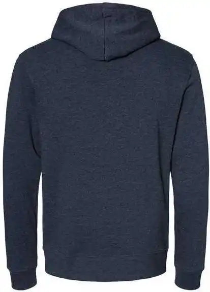 J. America 8879 Gaiter Fleece Hooded Sweatshirt True Navy Heather