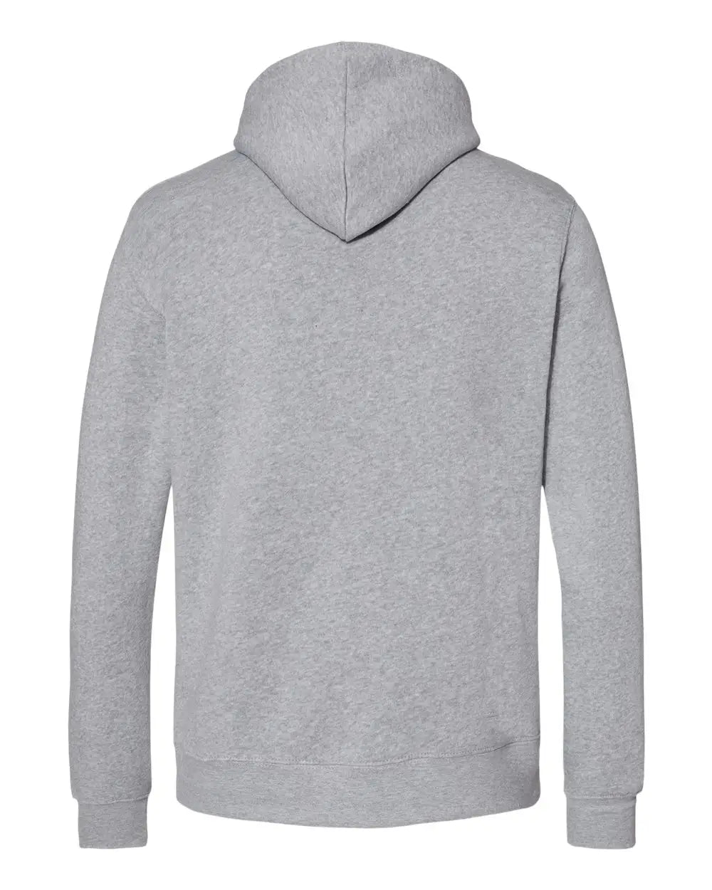 J. America 8879j Gaiter Fleece Hooded Sweatshirt - 8879 - Gray Heather - Adult Xs