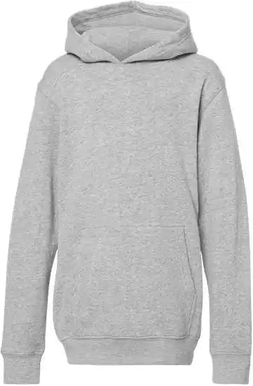 J. America 8880 Youth Triblend Fleece Hooded Sweatshirt - Grey