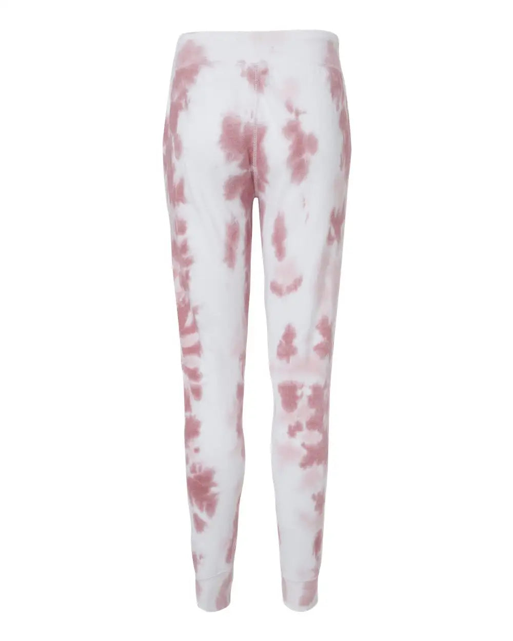 J. America 8884 Tie-dyed Fleece Joggers - Dusty Rose Tie Dye