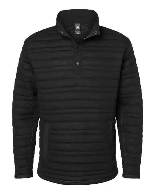 J. America 8895 Horizon Snap Pullover - Black