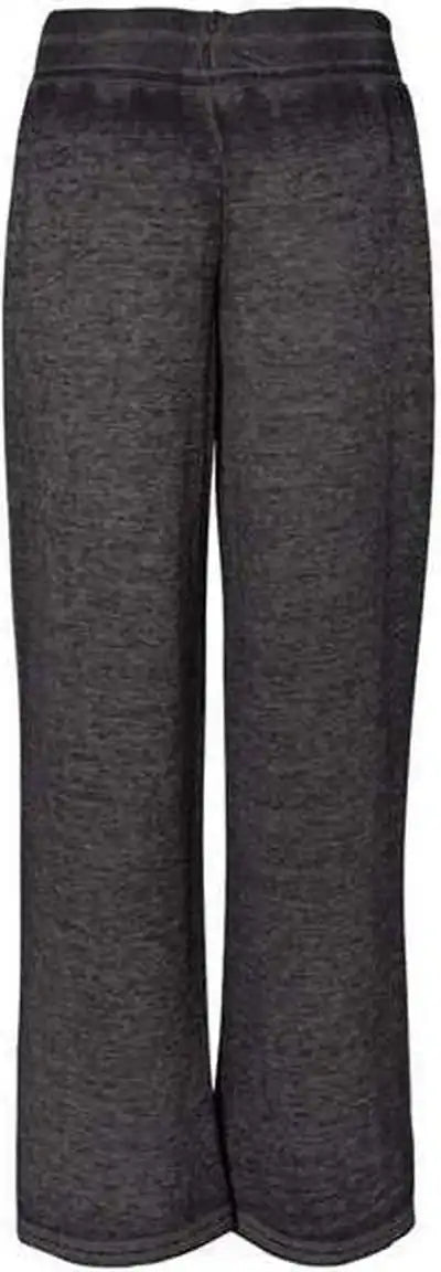 J. America 8914 Womens Vintage Zen Fleece Sweatpants Twisted Black