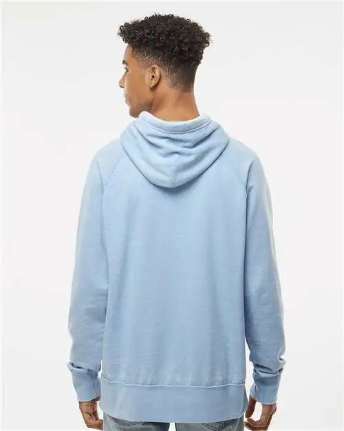 J. America 8915 Vintage Zen Fleece Hooded Sweatshirt - Chambray