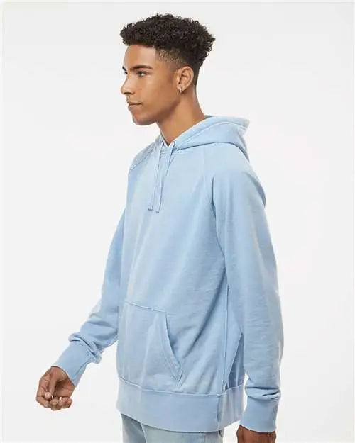 J. America 8915 Vintage Zen Fleece Hooded Sweatshirt - Chambray