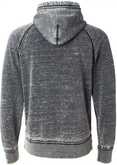 J. America 8915 Vintage Zen Fleece Hooded Sweatshirt Dark Smoke