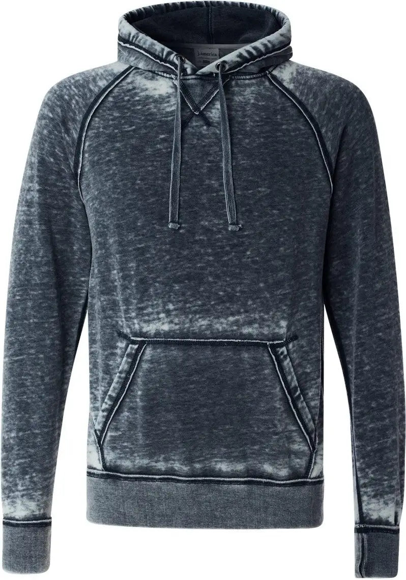 J. America 8915 Vintage Zen Fleece Hooded Sweatshirt - Navy