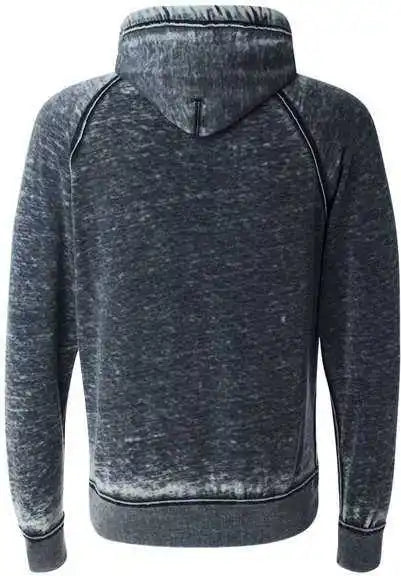J. America 8915 Vintage Zen Fleece Hooded Sweatshirt Navy