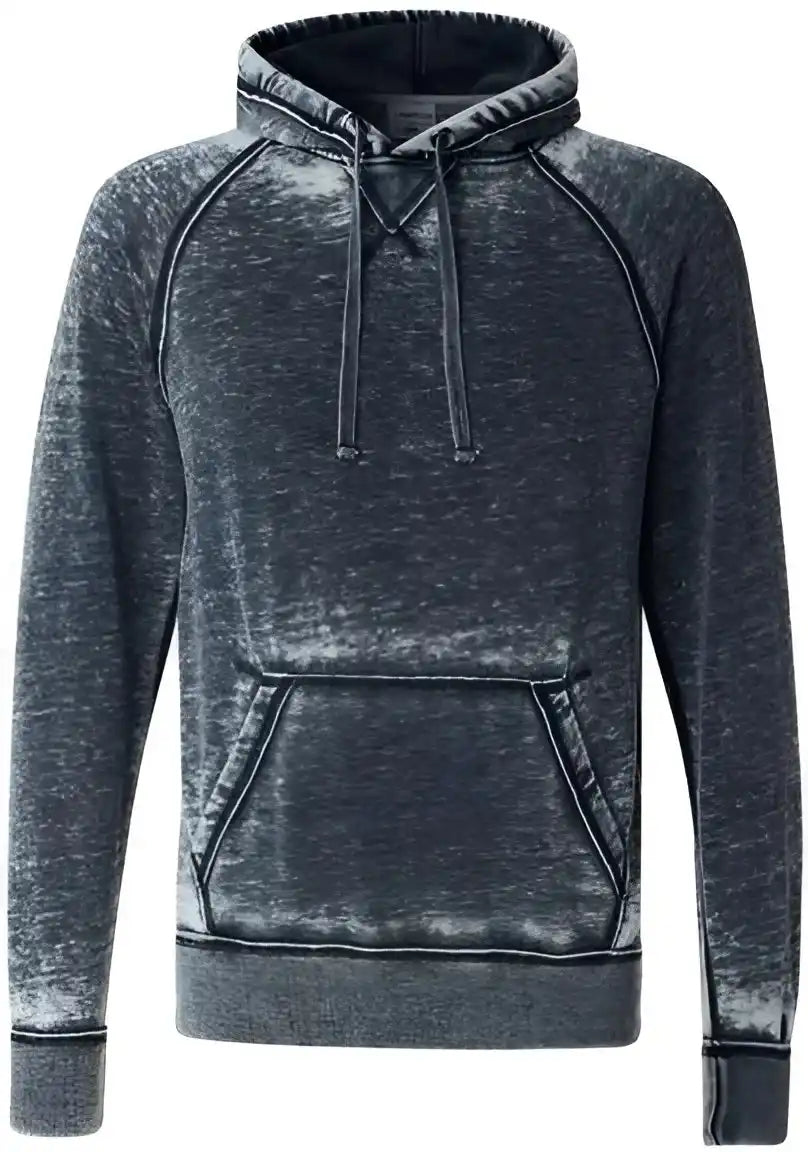 J. America 8915 Vintage Zen Fleece Hooded Sweatshirt - Navy