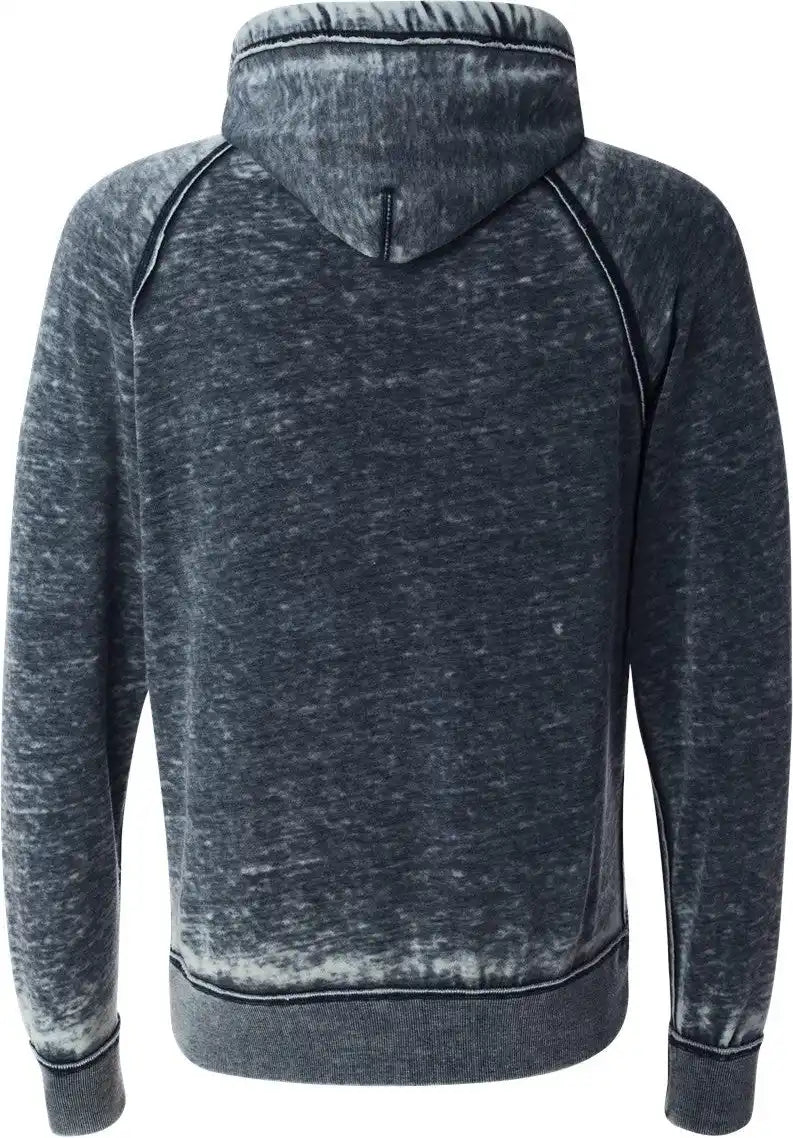 J. America 8915 Vintage Zen Fleece Hooded Sweatshirt - Navy - s