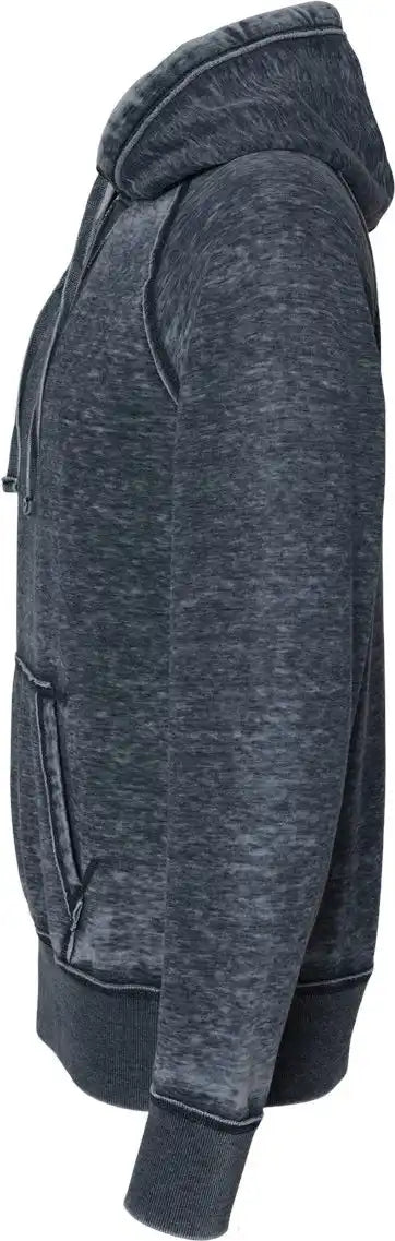 J. America 8915 Vintage Zen Fleece Hooded Sweatshirt - Navy