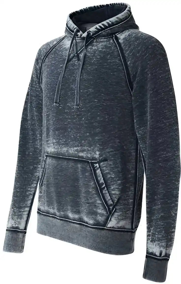 J. America 8915 Vintage Zen Fleece Hooded Sweatshirt - Navy