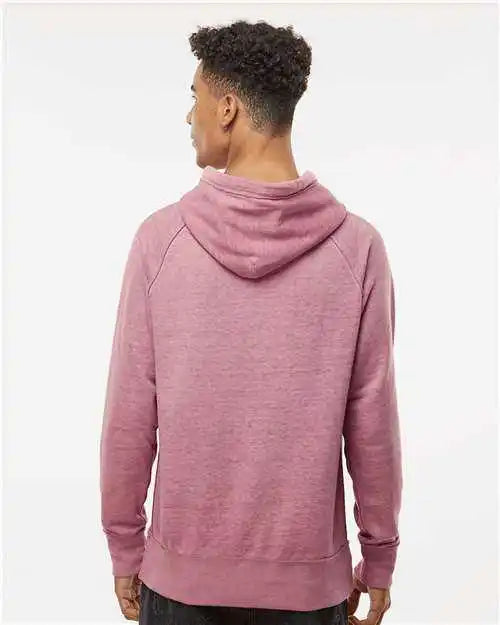 J. America 8915 Vintage Zen Fleece Hooded Sweatshirt Rose