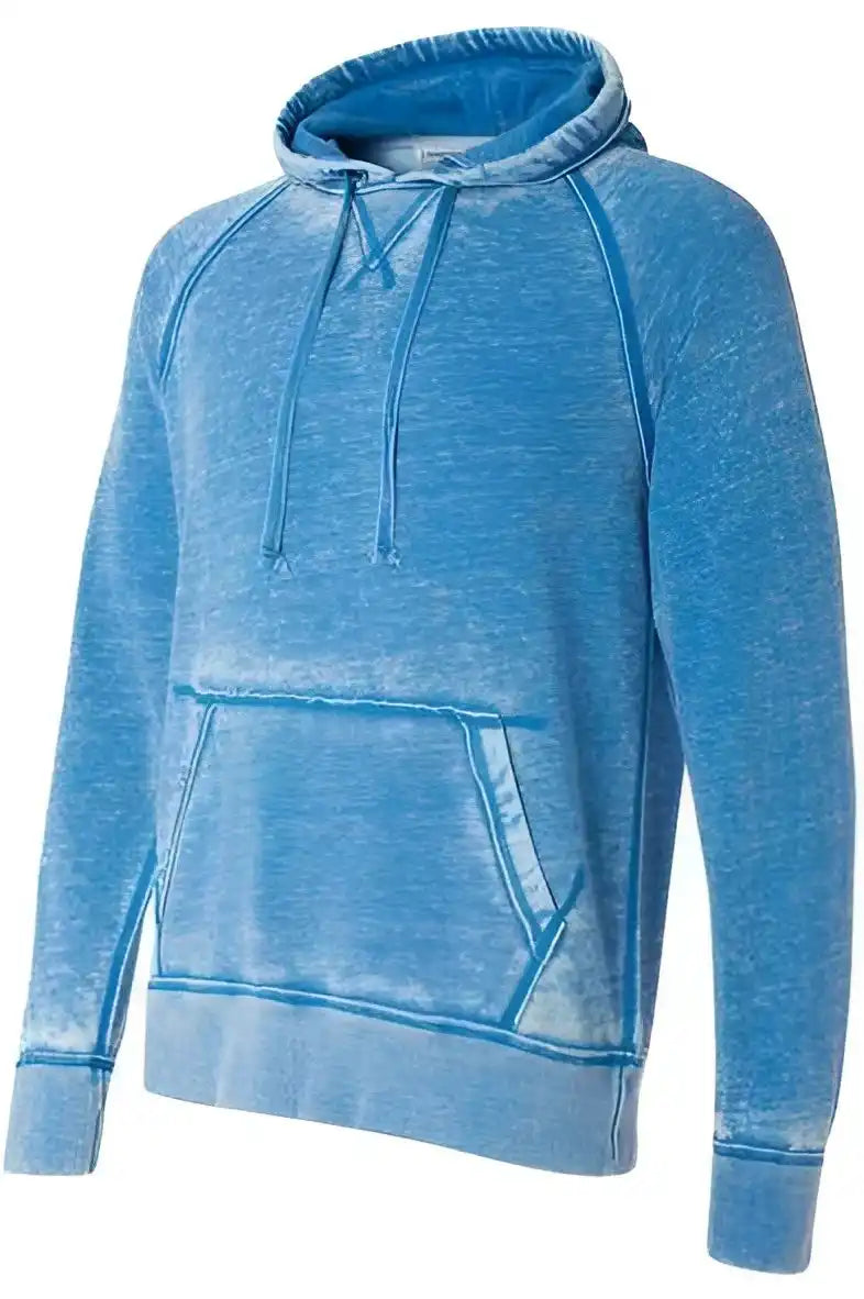 J. America 8915 Vintage Zen Fleece Hooded Sweatshirt Royal