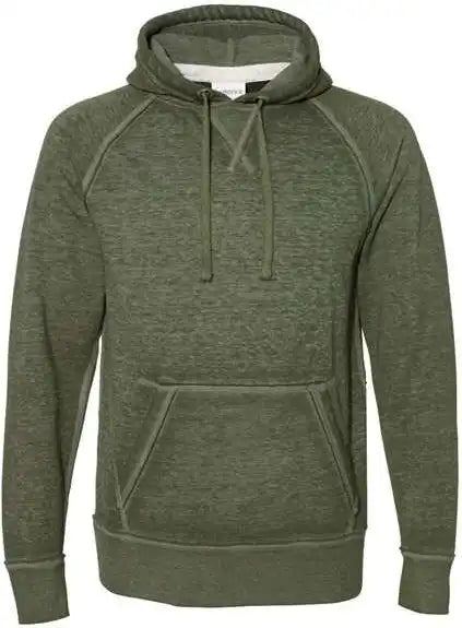 J. America 8915 Vintage Zen Fleece Hooded Sweatshirt - Twisted Olive