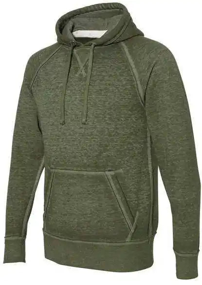 J. America 8915 Vintage Zen Fleece Hooded Sweatshirt - Twisted Olive