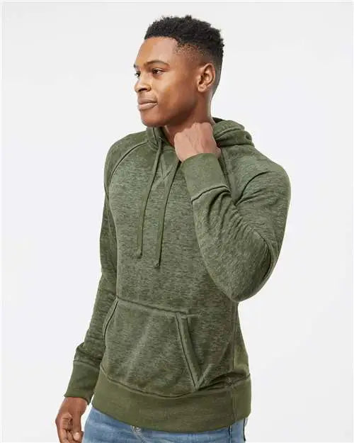 J. America 8915 Vintage Zen Fleece Hooded Sweatshirt - Twisted Olive