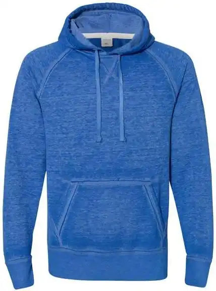J. America 8915 Vintage Zen Fleece Hooded Sweatshirt Twisted Royal