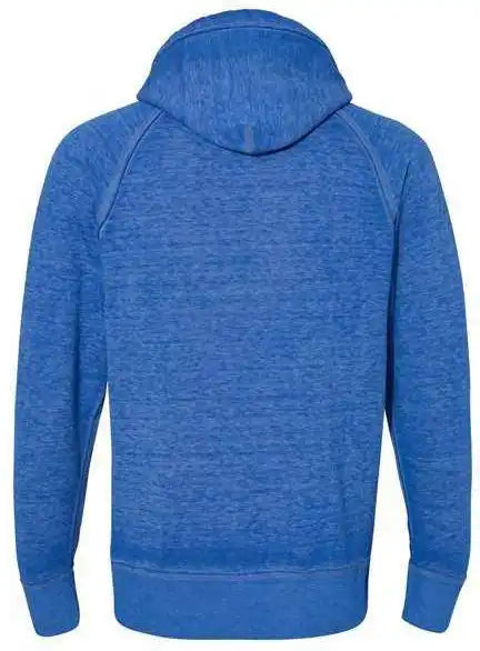 J. America 8915 Vintage Zen Fleece Hooded Sweatshirt Twisted Royal