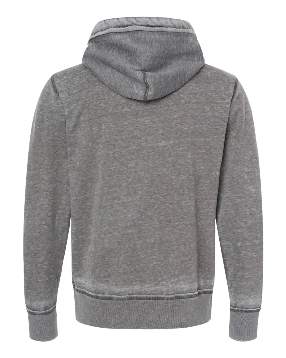 J. America 8916 Vintage Zen Fleece Full-zip Hooded Sweatshirt - Cement