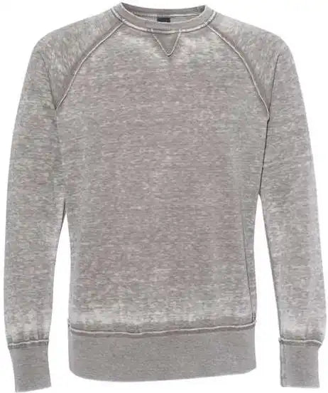 J. America 8920 Vintage Zen Fleece Crewneck Sweatshirt Cement