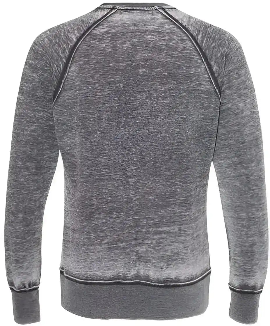 J. America 8920 Vintage Zen Fleece Crewneck Sweatshirt - Dark Smoke