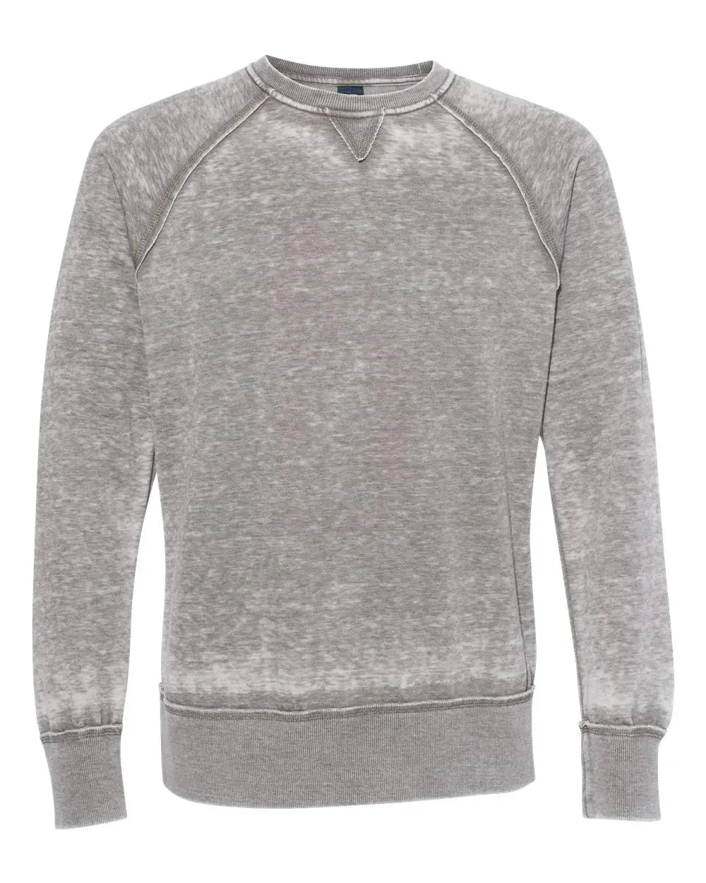 J. America 8920j Vintage Zen Fleece Crewneck Sweatshirt - 8920 - Cement - Adult s