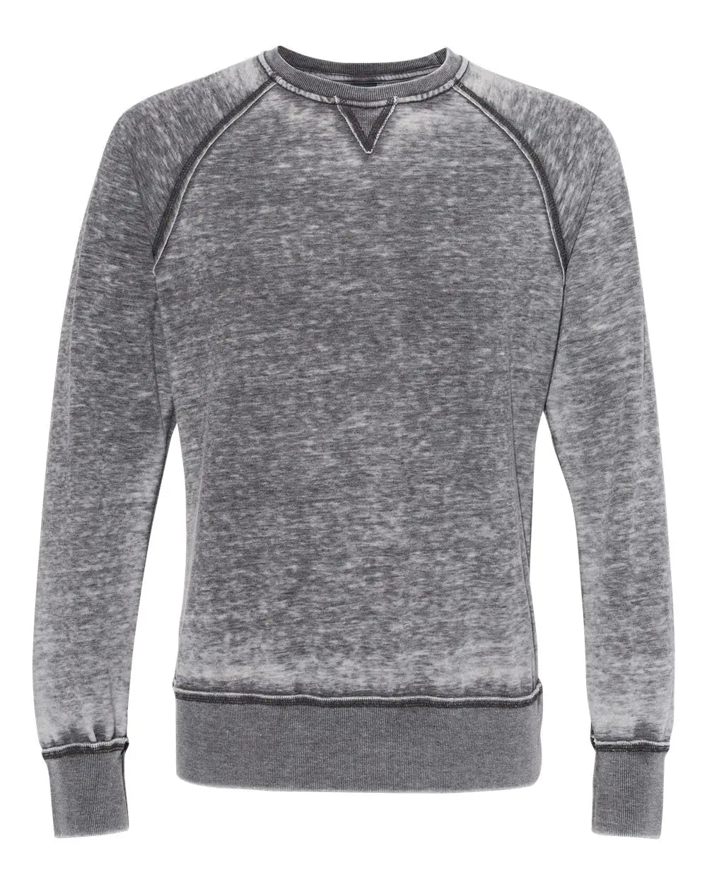 J. America 8920j Vintage Zen Fleece Crewneck Sweatshirt - 8920 - Dark Smoke - Adult s