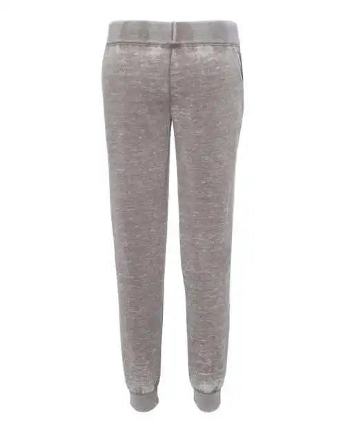 J. America 8944 Womens Vintage Zen Fleece Joggers Cement
